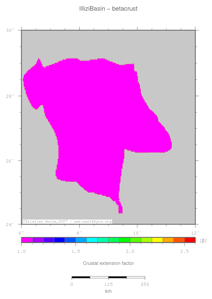 Illizi Basin location map