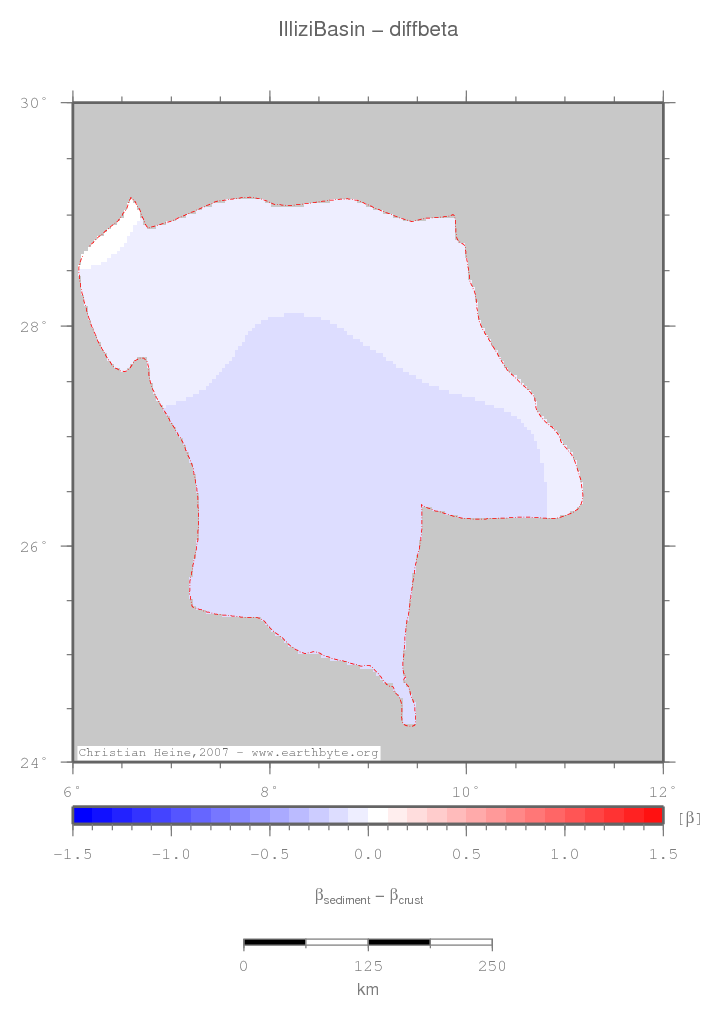 Illizi Basin location map