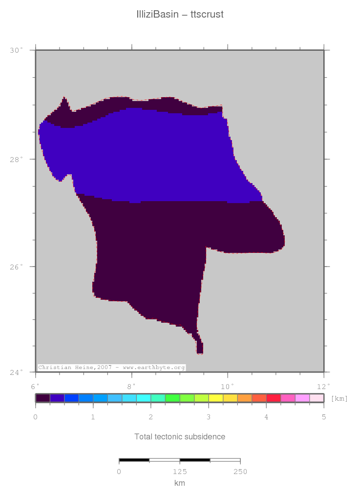 Illizi Basin location map