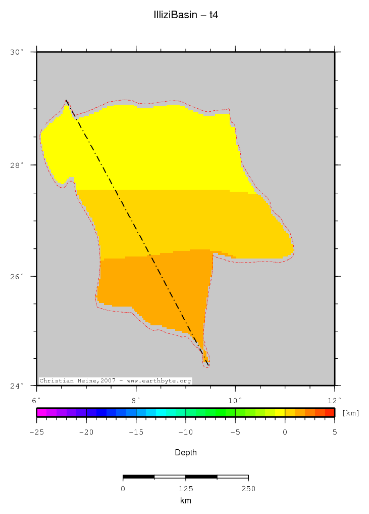 Illizi Basin location map