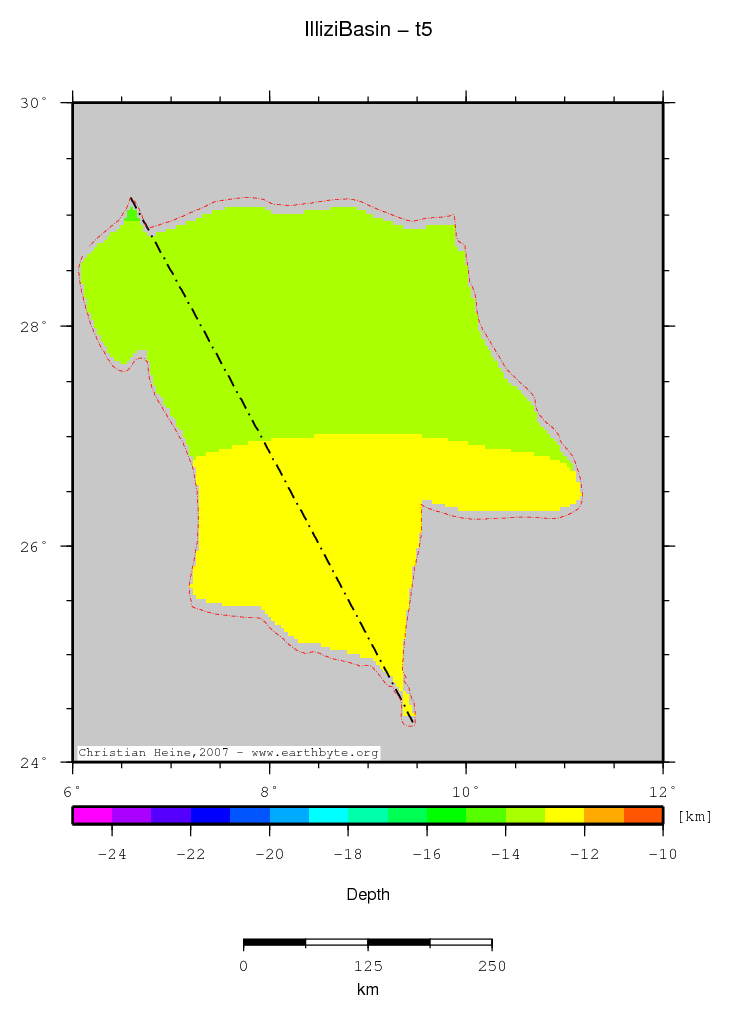 Illizi Basin location map