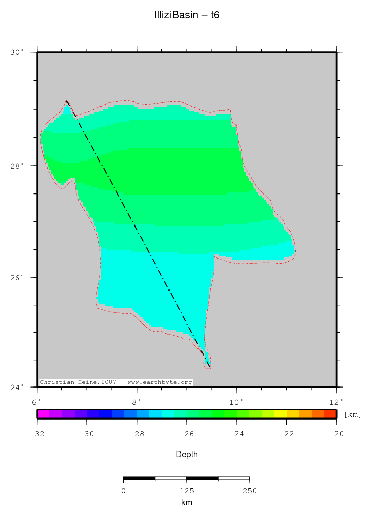 Illizi Basin location map