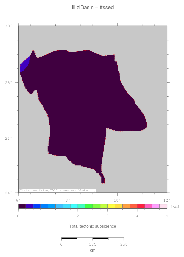 Illizi Basin location map