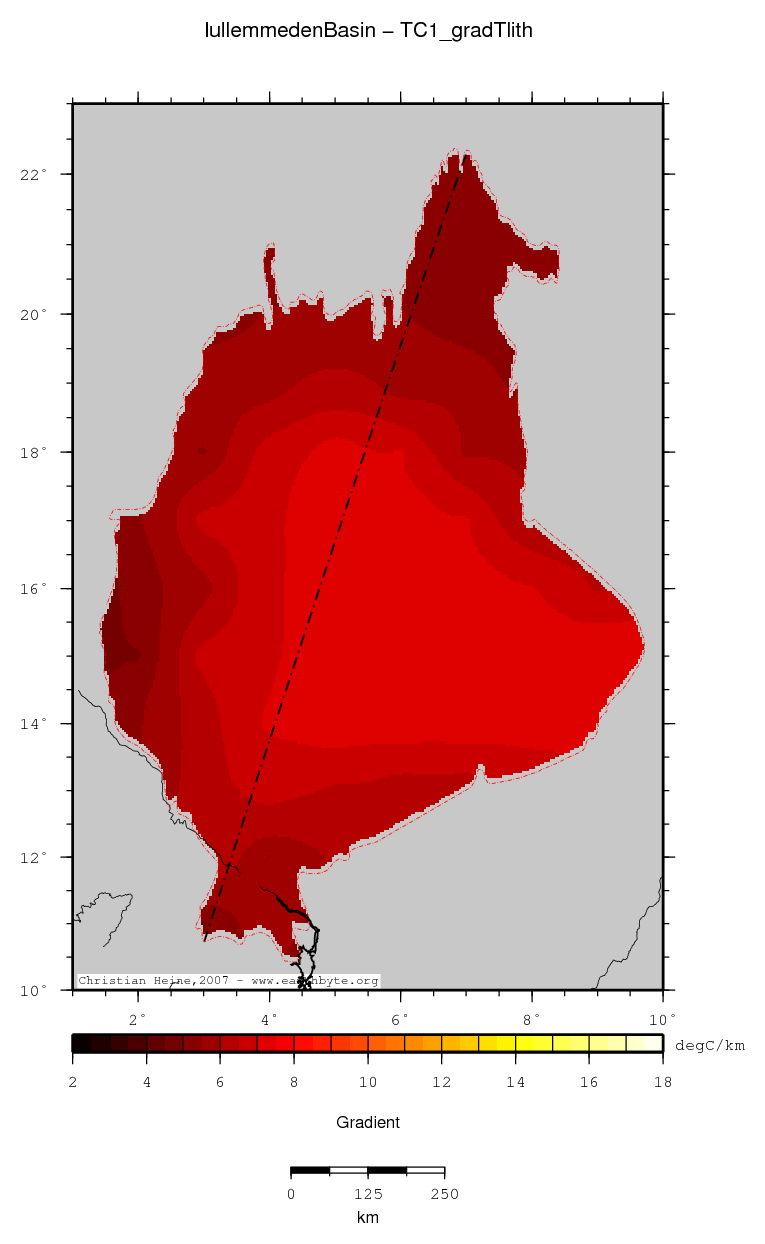 Iullemmeden Basin location map