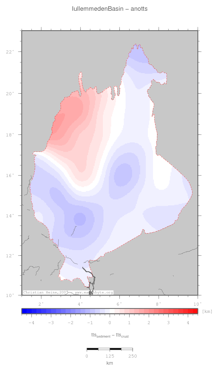 Iullemmeden Basin location map