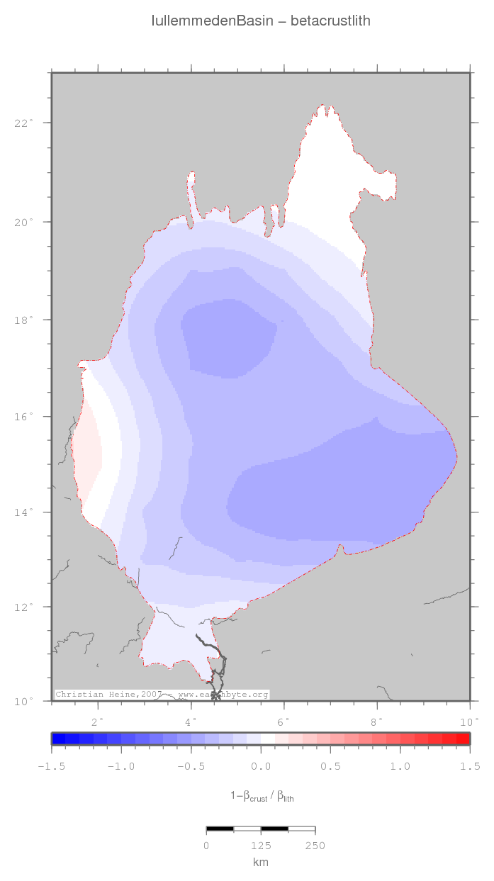 Iullemmeden Basin location map