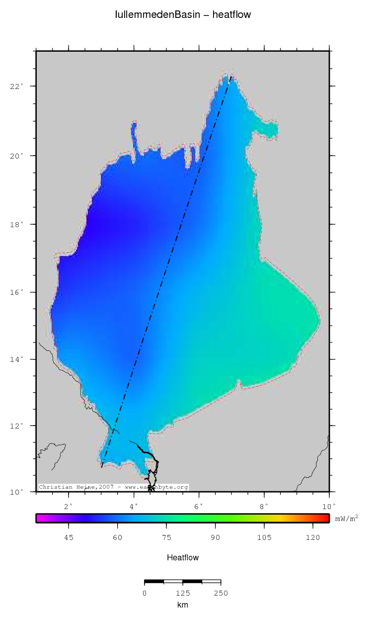 Iullemmeden Basin location map