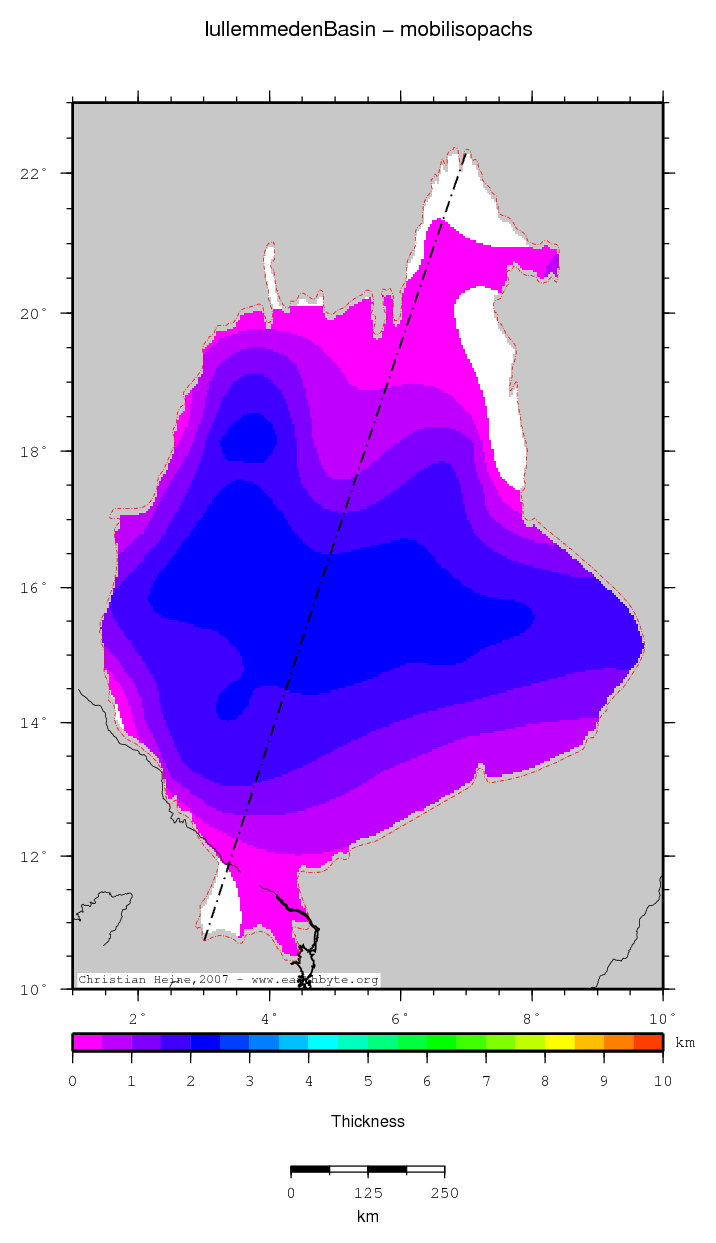 Iullemmeden Basin location map