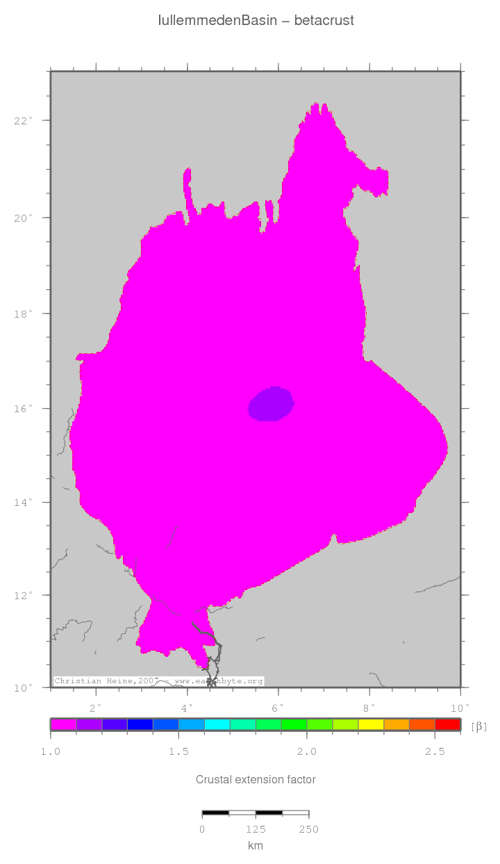 Iullemmeden Basin location map