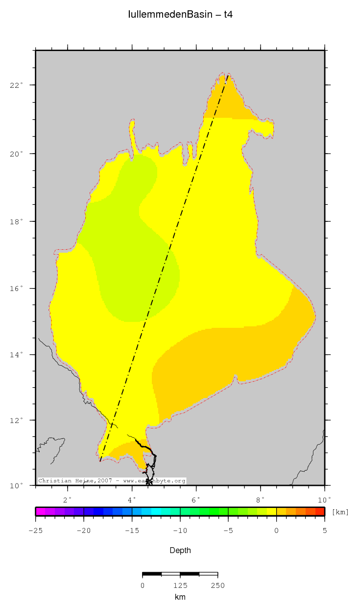 Iullemmeden Basin location map