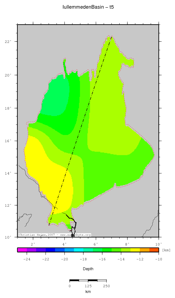 Iullemmeden Basin location map