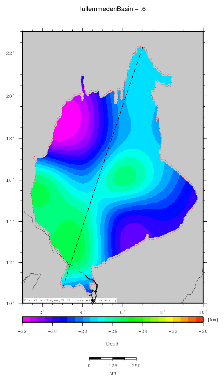 Iullemmeden Basin location map