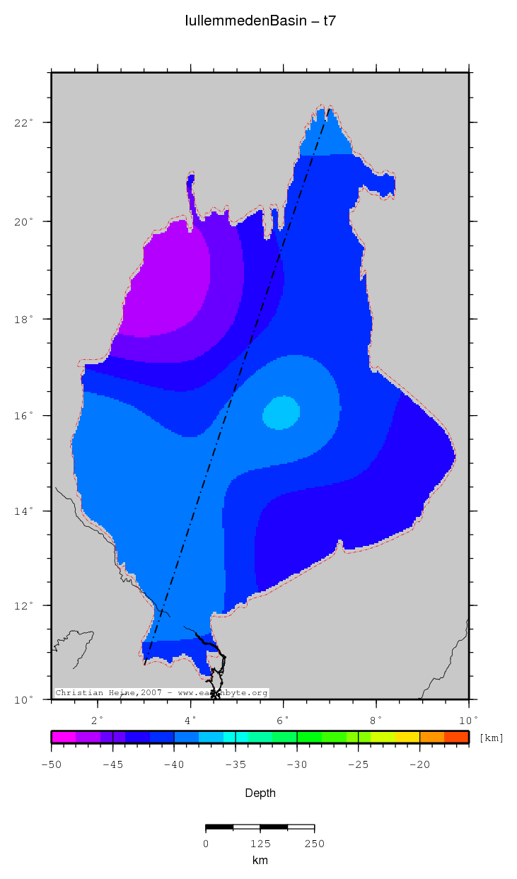 Iullemmeden Basin location map