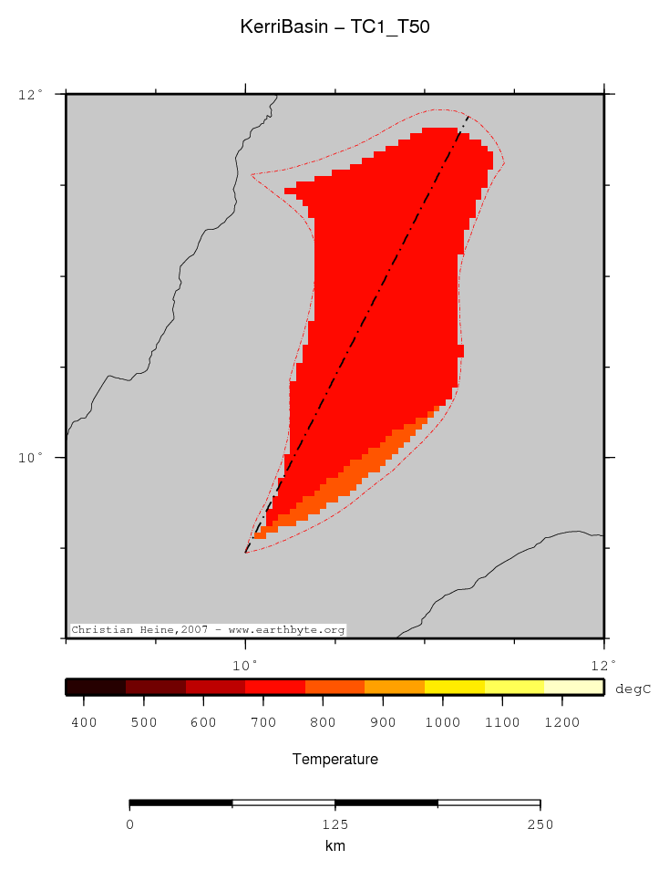 Kerri Basin location map