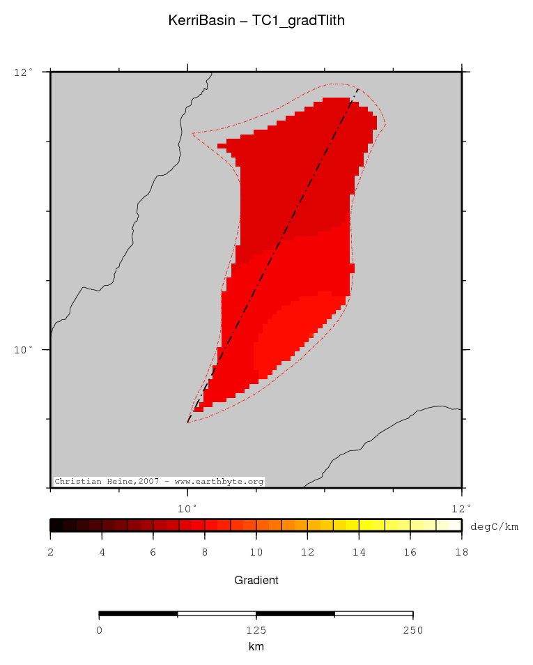 Kerri Basin location map