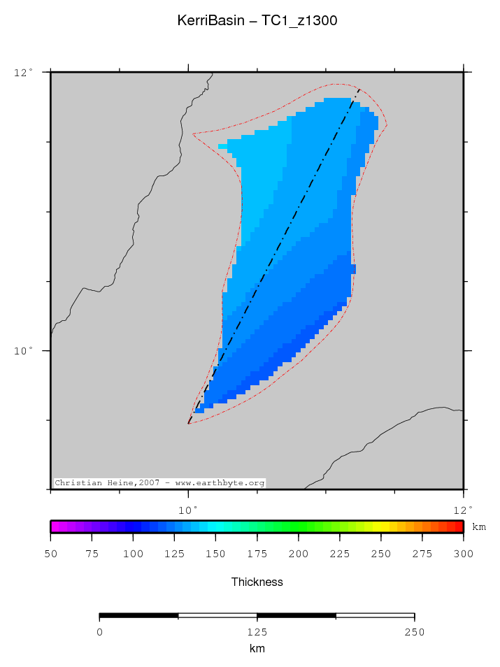 Kerri Basin location map