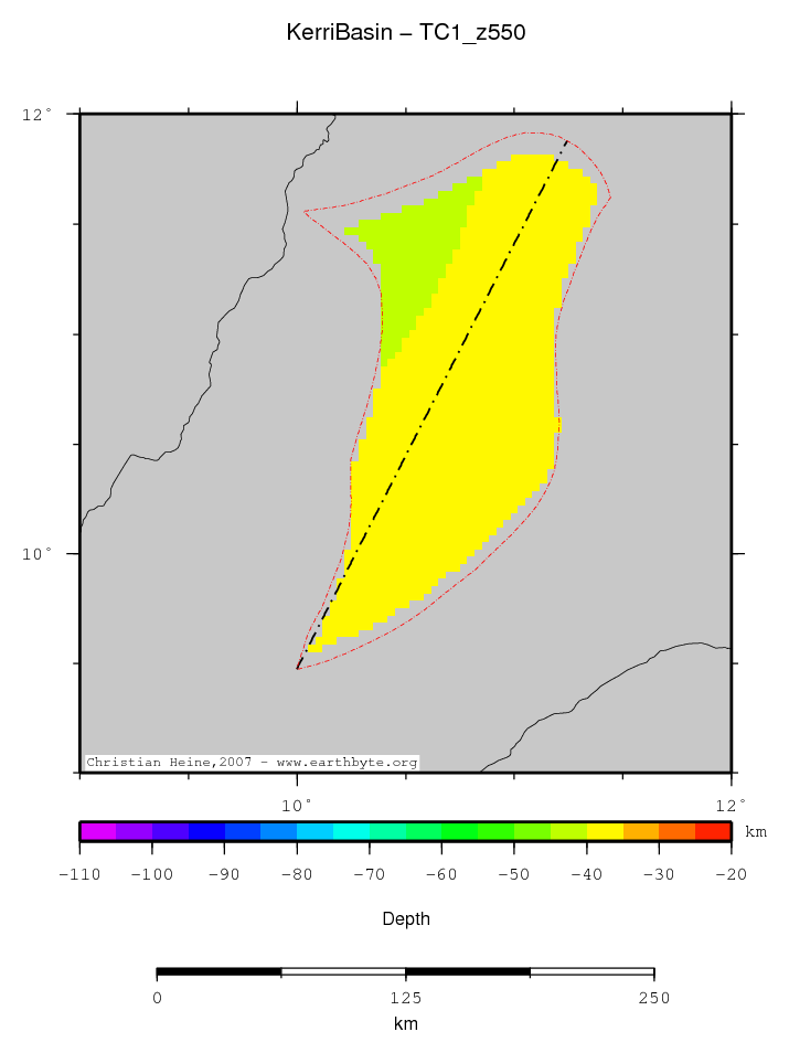 Kerri Basin location map