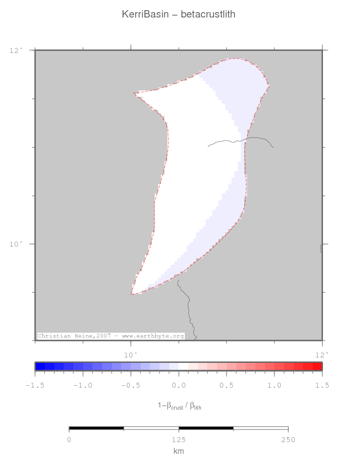 Kerri Basin location map