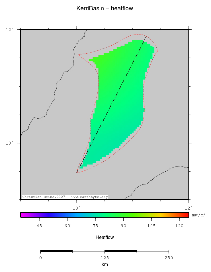 Kerri Basin location map