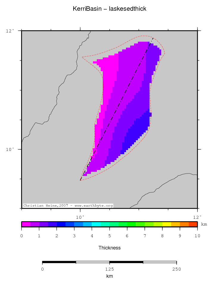 Kerri Basin location map