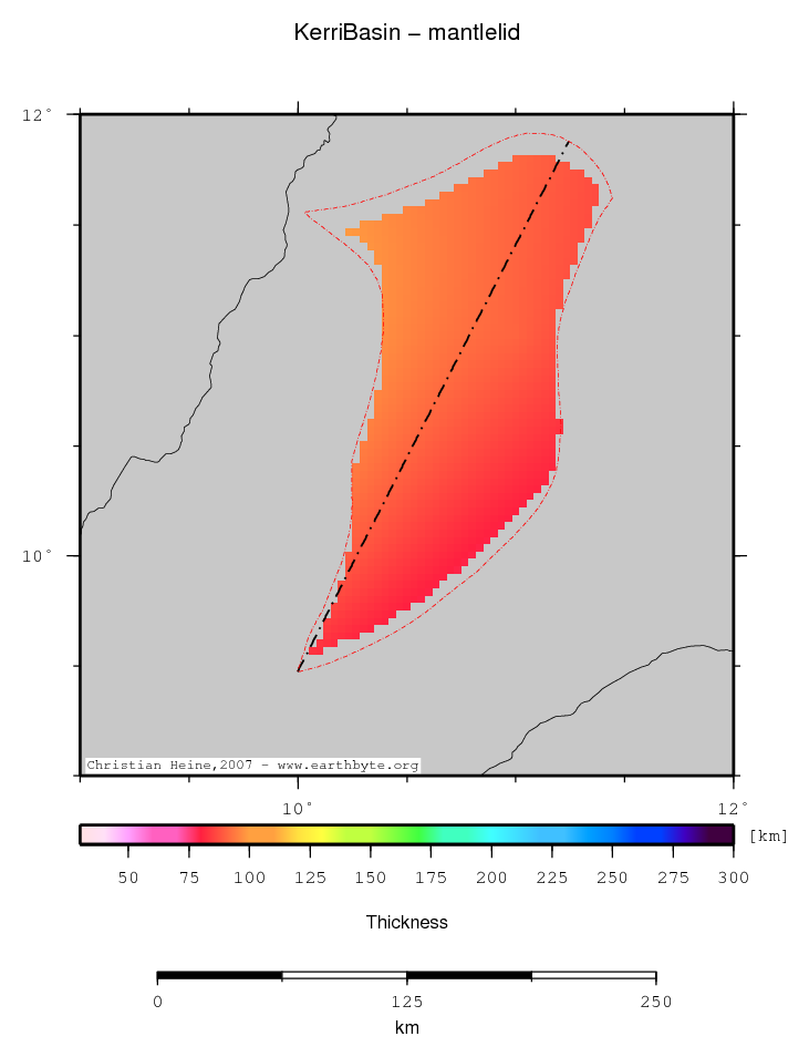 Kerri Basin location map