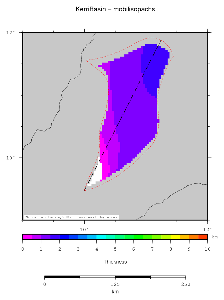 Kerri Basin location map