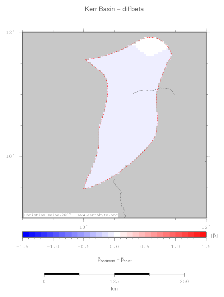 Kerri Basin location map