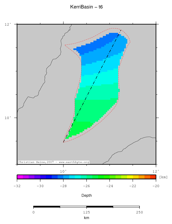 Kerri Basin location map