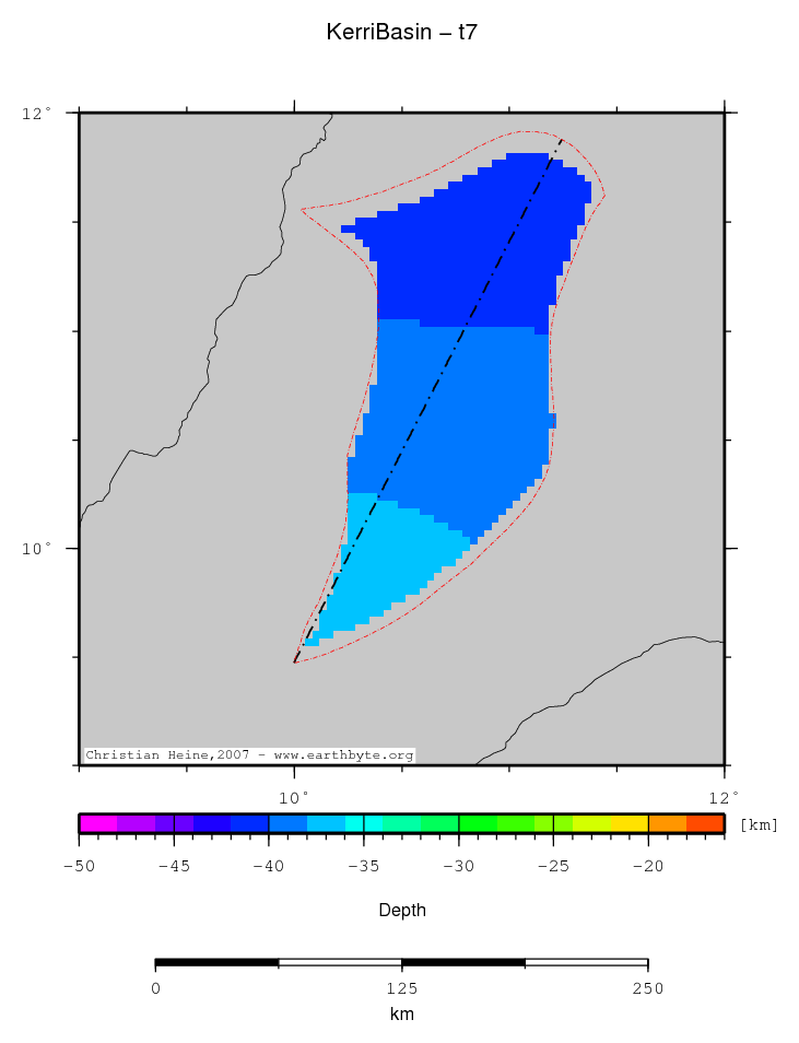 Kerri Basin location map