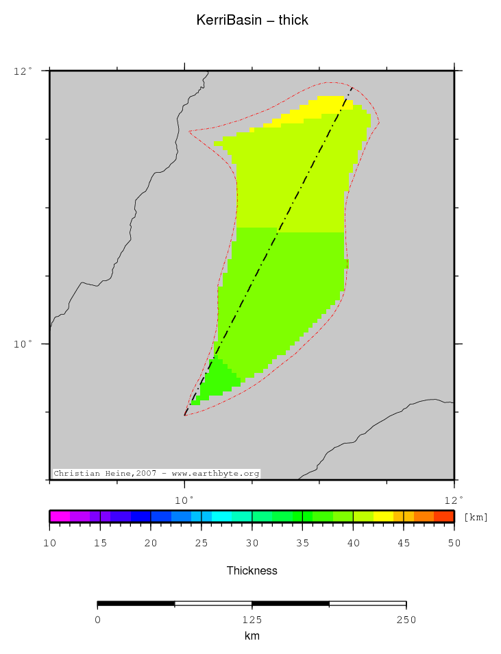 Kerri Basin location map