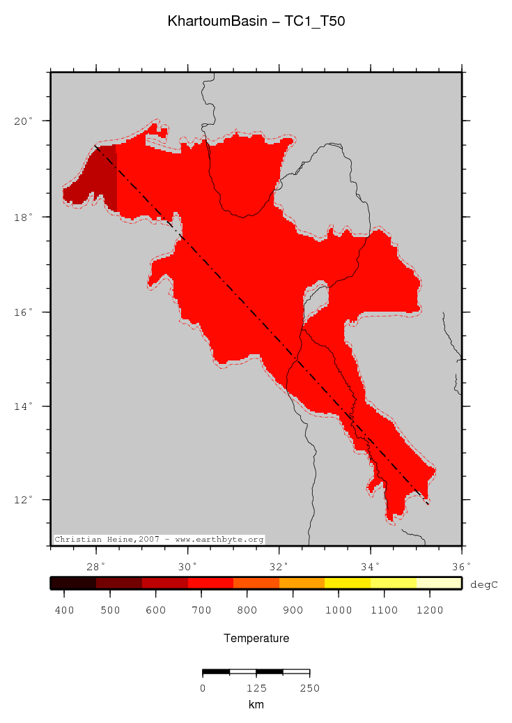 Khartoum Basin location map