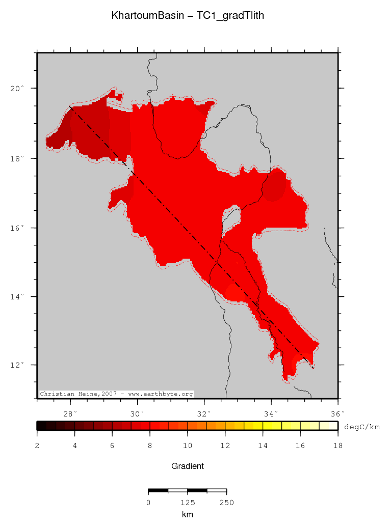 Khartoum Basin location map