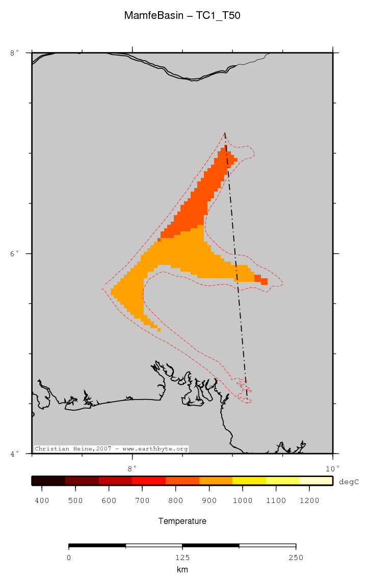 Mamfe Basin location map