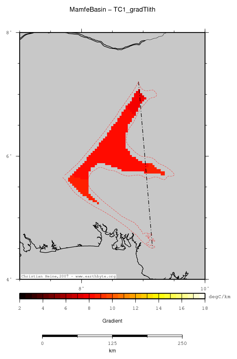 Mamfe Basin location map