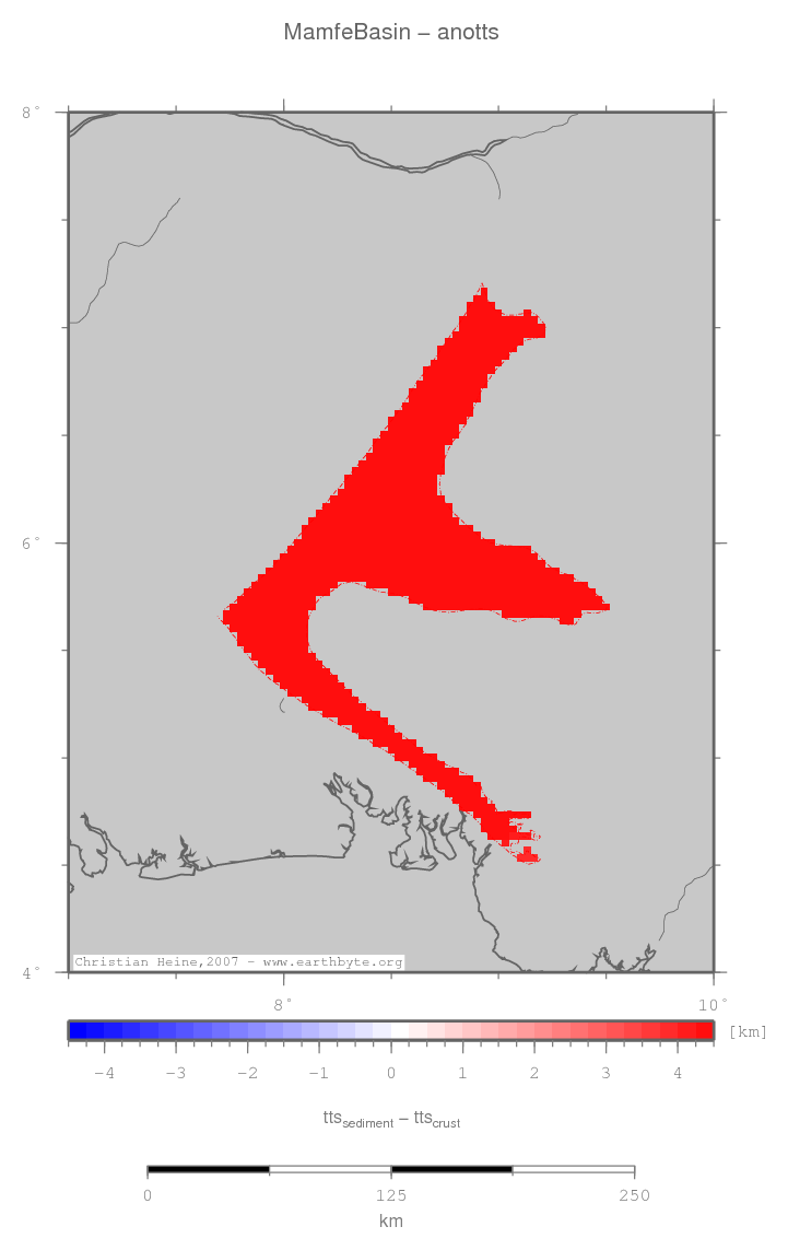 Mamfe Basin location map