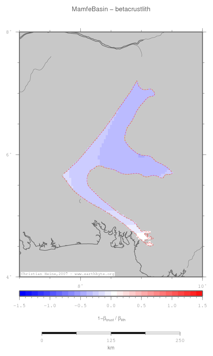 Mamfe Basin location map