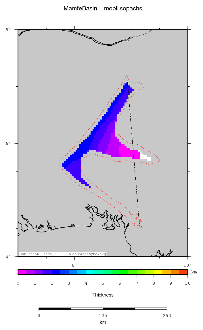 Mamfe Basin location map