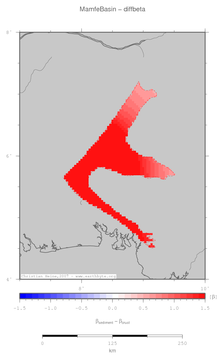 Mamfe Basin location map