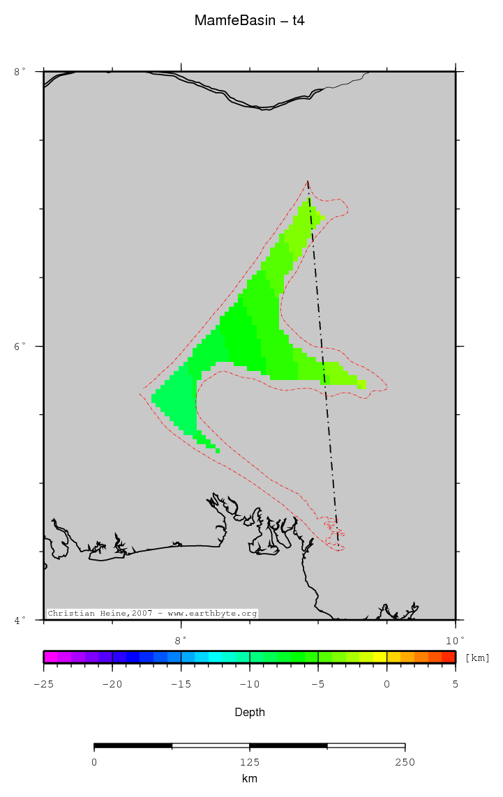 Mamfe Basin location map