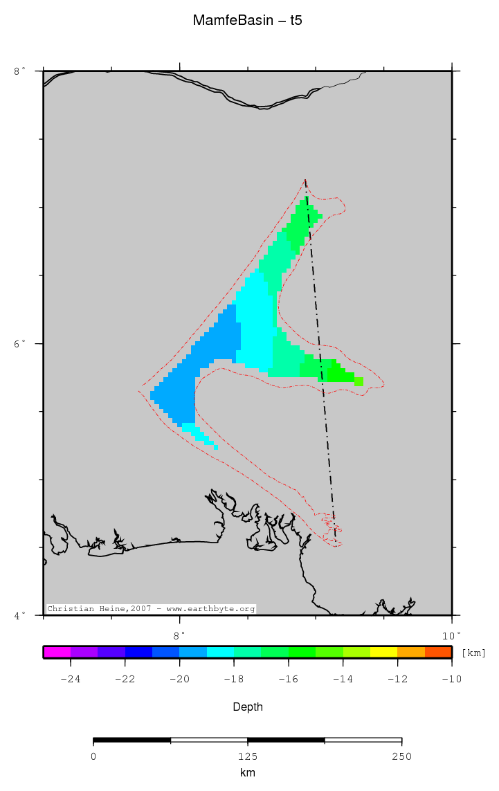 Mamfe Basin location map