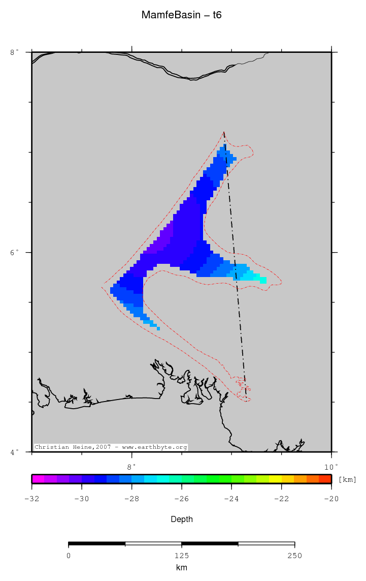 Mamfe Basin location map