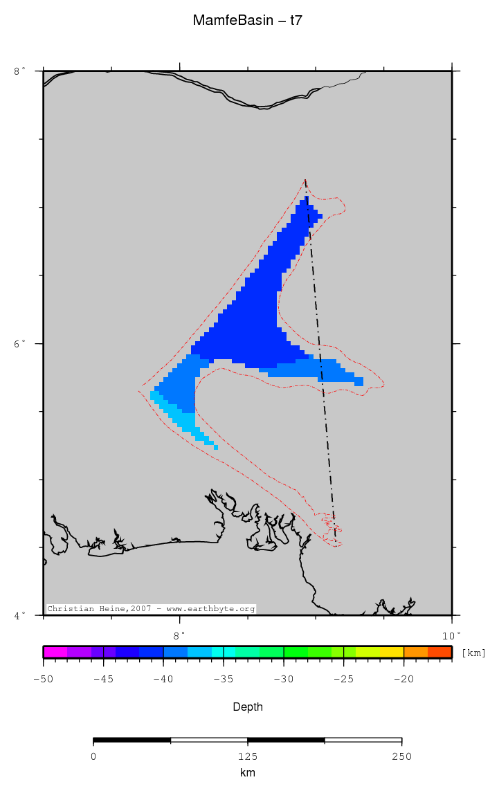 Mamfe Basin location map