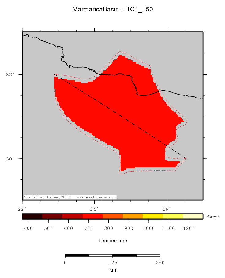 Marmarica Basin location map