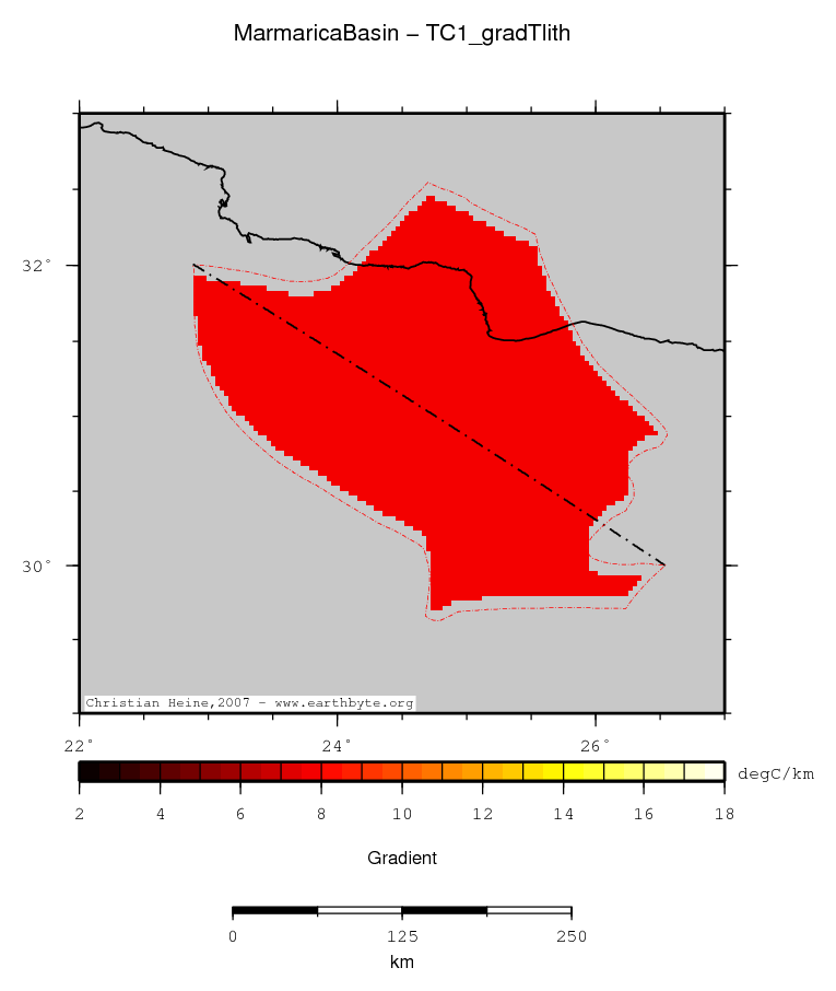 Marmarica Basin location map