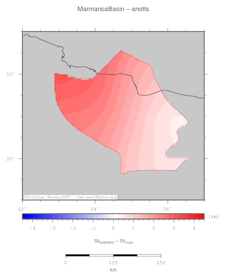 Marmarica Basin location map