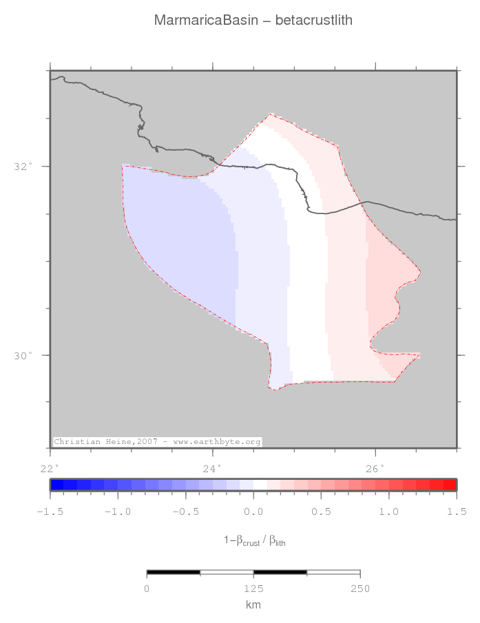 Marmarica Basin location map