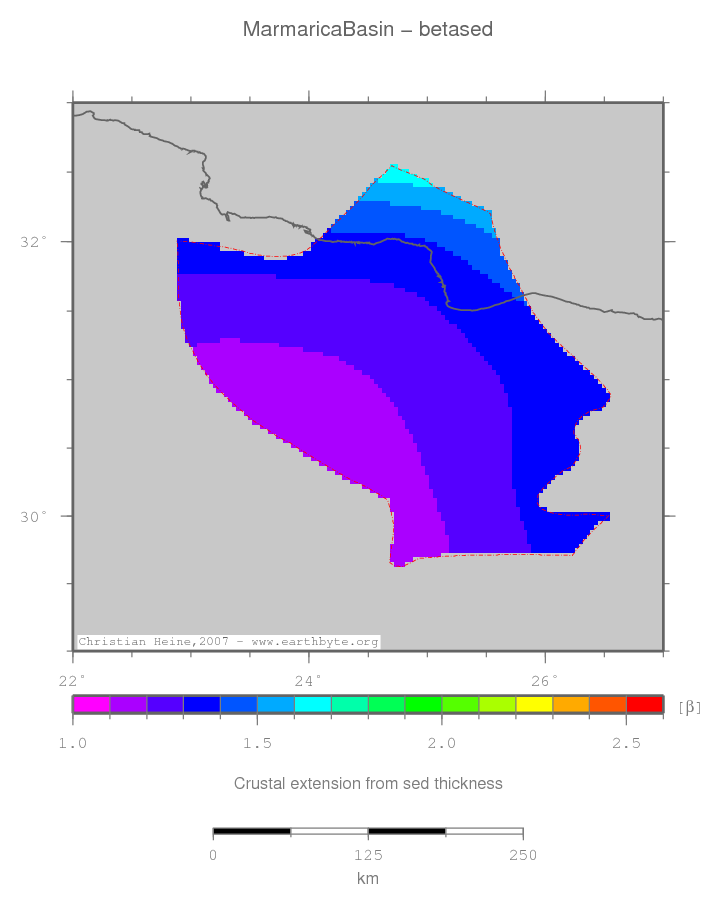 Marmarica Basin location map