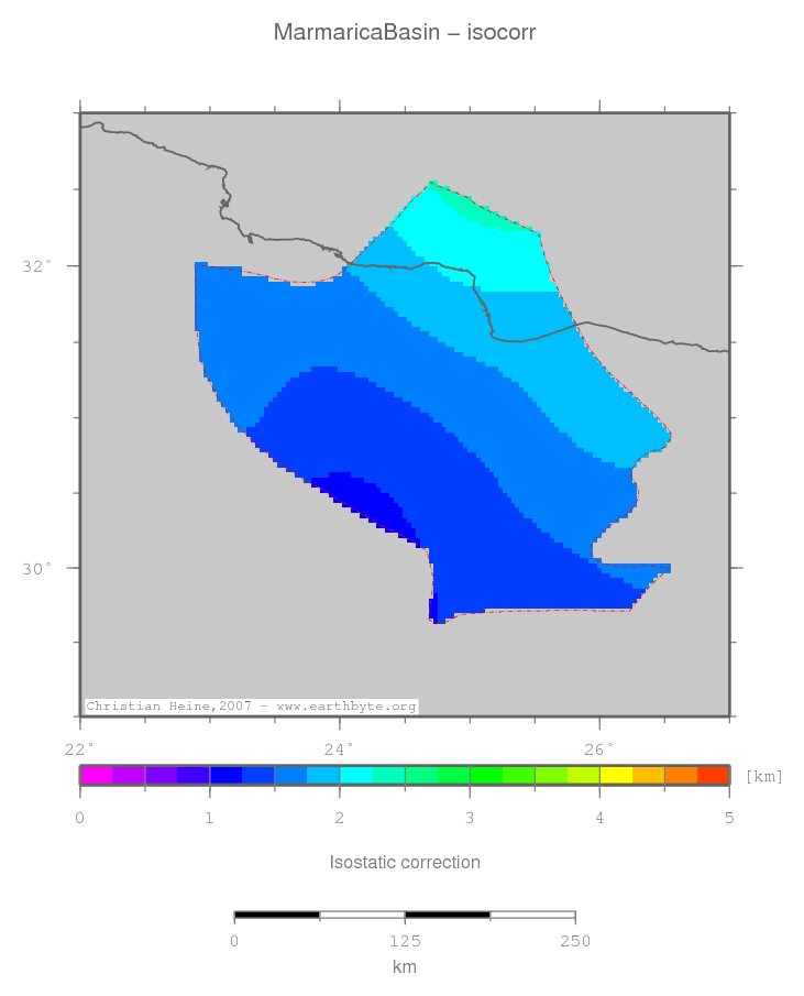 Marmarica Basin location map