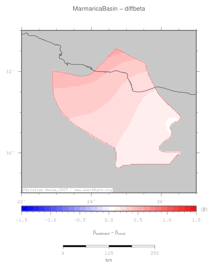 Marmarica Basin location map