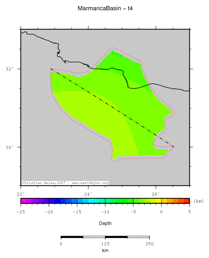 Marmarica Basin location map